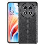 For OPPO A2 Pro Litchi Texture Shockproof TPU Phone Case(Black)