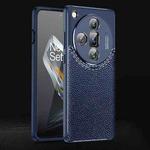 For OPPO Find X7 Litchi Texture Shockproof TPU Phone Case(Blue)