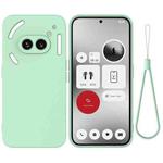 For Nothing Phone 2a Plus Pure Color Liquid Silicone Shockproof Phone Case(Green)