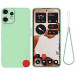 For Nothing CMF Phone 2 Pro Solid Color Liquid Silicone Dropproof Full Coverage Phone Case(Green)