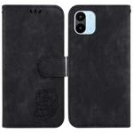 For Xiaomi Redmi A1 / A2 Little Tiger Embossed Leather Phone Case(Black)