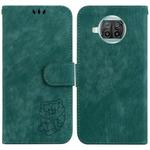 For Xiaomi Mi 10T Lite 5G / Mi 10i 5G Little Tiger Embossed Leather Phone Case(Green)
