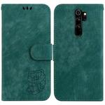 For Xiaomi Redmi Note 8 Pro Little Tiger Embossed Leather Phone Case(Green)