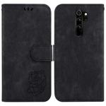 For Xiaomi Redmi Note 8 Pro Little Tiger Embossed Leather Phone Case(Black)