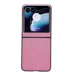 For Motorola Razr 40 Ultra Gradient Color Glitter Shockproof Protective Phone Case(Purple)