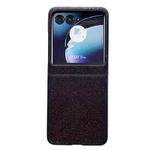 For Motorola Razr 40 Ultra Gradient Color Glitter Shockproof Protective Phone Case(Black)