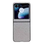 For Motorola Razr 40 Ultra Gradient Color Glitter Shockproof Protective Phone Case(Grey)