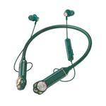 K1692 Meow Planet Neck-mounted Noise Reduction Sports Bluetooth Earphones(Green)