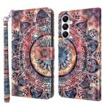 For Samsung Galaxy A35 5G 3D Painted Leather Phone Case(Colorful Mandala)