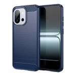 For OnePlus 13T Carbon Fiber Brushed Texture TPU Phone Case(Blue)