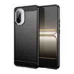 For OnePlus Ace 5 Racing Carbon Fiber Brushed Texture TPU Phone Case(Black)