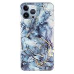 IMD Marble TPU Phone Case For iPhone 15 Pro Max(Grey)