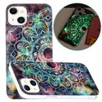 For iPhone 15 Electroplating Soft TPU Phone Case(Mandala Flower)