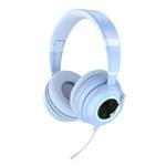 KE-29 Foldable Wireless Headset with Microphone(Blue)