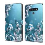 For LG Stylo 6 / K71 Crystal 3D Shockproof Protective Leather Phone Case(Plum Flower)