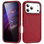 For iPhone 17 Pro Max Life Waterproof Rugged Phone Case(Red + Black)
