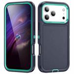 For iPhone 17 Pro Max Life Waterproof Rugged Phone Case(Dark Blue + Light Blue)