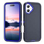 For iPhone 17 Life Waterproof Rugged Phone Case(Dark Blue + Royal Blue)