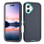 For iPhone 17 Life Waterproof Rugged Phone Case(Dark Blue + Light Blue)