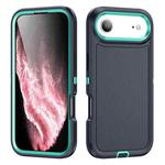 For iPhone 17 Air Life Waterproof Rugged Phone Case(Dark Blue + Light Blue)