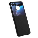 For Motorola Razr 40 Ultra ViLi TC Series Kevlar Carbon Fiber Texture Phone Case(Black)