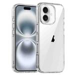 For iPhone 16 iPAKY Aurora Series Shockproof PC + TPU Protective Phone Case(Transparent)