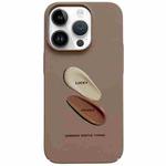 For iPhone 12 Pro Max Painted Pattern Skin-friendly PC Phone Case(Coffee Pigment)