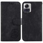 For Motorola Moto X30 Pro 5G Little Tiger Embossed Leather Phone Case(Black)