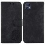 For Motorola Moto G50 5G Little Tiger Embossed Leather Phone Case(Black)