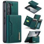 For Samsung Galaxy Z Fold6 DG.MING M2 Series 3-Fold Multi Card Bag + Magnetic Phone Case(Green)