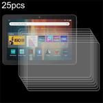 For Amazon Kindle Fire HD8 2024 25pcs 9H 0.3mm Explosion-proof Tempered Glass Film