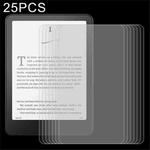 For Amazon Kindle Paperwhite 25pcs 9H 0.3mm Explosion-proof Tempered Glass Film