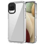For Samsung Galaxy A12 Transparent Acrylic + TPU Shockproof Phone Case(Transparent)