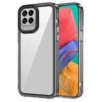 For Samsung Galaxy M33 5G Transparent Acrylic + TPU Shockproof Phone Case(Transparent Black)