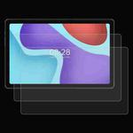 For ALLDOCUBE iPlay 50 Pro 2pcs 9H 0.3mm Explosion-proof Tempered Glass Film