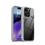 For iPhone 15 Pro Max iPAKY MG Series Transparent PC+TPU Phone Case(Grey)