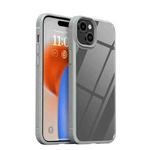 For iPhone 15 Plus iPAKY MG Series Transparent PC+TPU Phone Case(Grey)