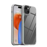 For iPhone 15 iPAKY MG Series Transparent PC+TPU Phone Case(Grey)