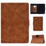 For Kindle Fire HD8 (2020) Cowhide Texture Horizontal Flip Leather Case with Holder & Card Slots & Sleep / Wake-up Function(Brown)