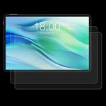 For Teclast P50 2pcs 9H 0.3mm Explosion-proof Tempered Glass Film