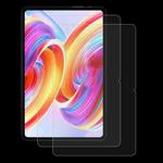 For Teclast T50s 11 2pcs 9H 0.3mm Explosion-proof Tempered Glass Film