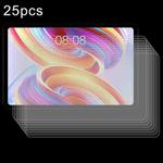 For Teclast T50 HD 25pcs 9H 0.3mm Explosion-proof Tempered Glass Film