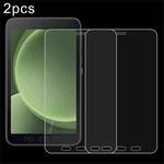 For Galaxy Tab Active5 Tactical Edition 2pcs 9H 0.3mm Explosion-proof Tempered Glass Film