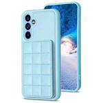 For Samsung Galaxy A14 4G / 5G Grid Card Slot Holder Phone Case(Blue)