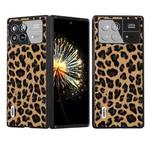 For Xiaomi Mix Fold 3 ABEEL Black Edge Leopard Phone Case(Leopard Print)
