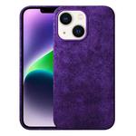 For iPhone 14 Plus Turn Fur Magsafe Magnetic Phone Case(Dark Purple)