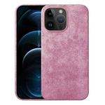 For iPhone 12 Pro Max Turn Fur Magsafe Magnetic Phone Case(Pink)