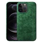 For iPhone 12 Pro Turn Fur Magsafe Magnetic Phone Case(Green)