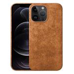 For iPhone 12 Pro Turn Fur Magsafe Magnetic Phone Case(Golden Brown)