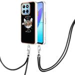 For Honor X8 5G / X6 4G Electroplating Dual-side IMD Phone Case with Lanyard(Natural Growth)